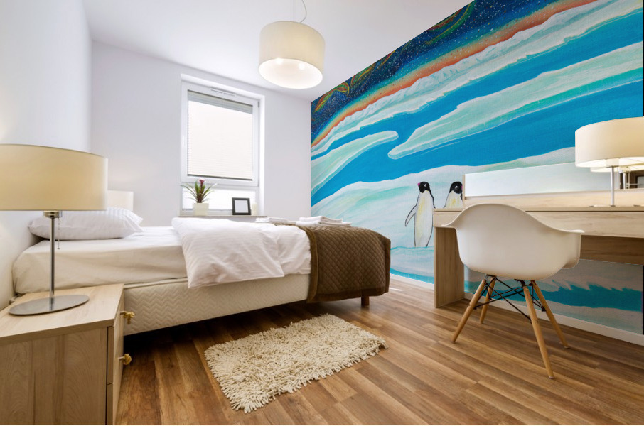 A-36 Penguins Mural print