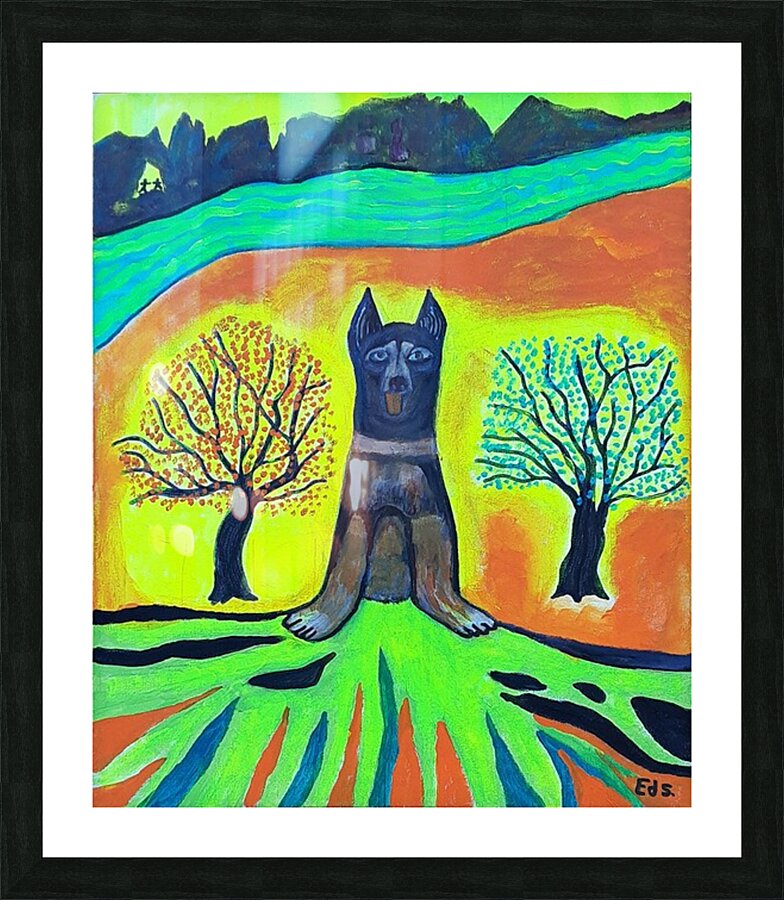 D 35 Bonny Picture Frame print