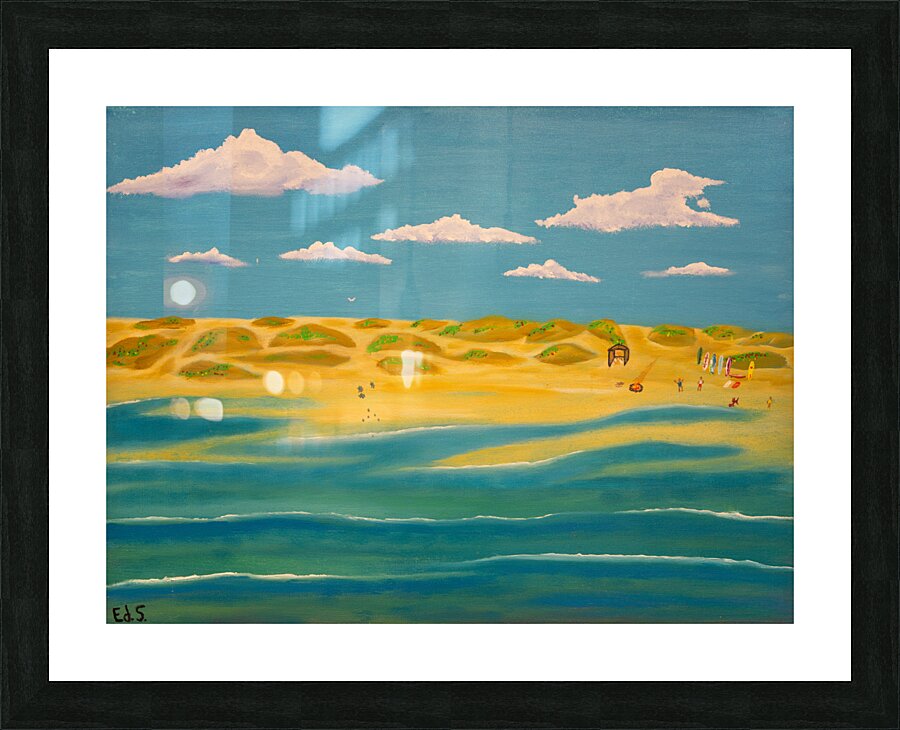 A-20 Baja beach Picture Frame print