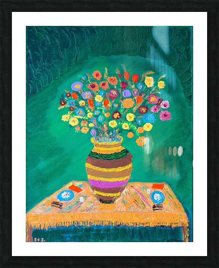 A-47 Vase on Table Picture Frame print