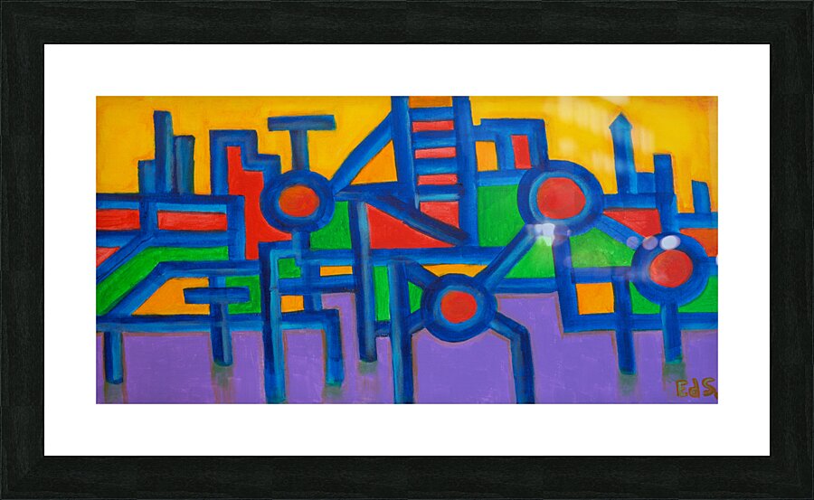  B-16 Pipes B Picture Frame print