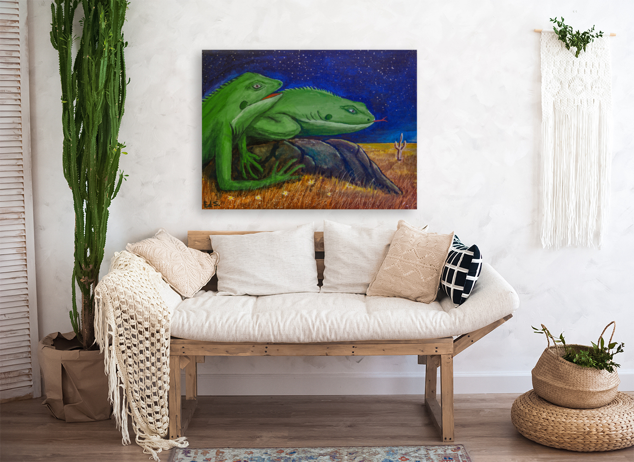  A-2Two Lizards Reproduction