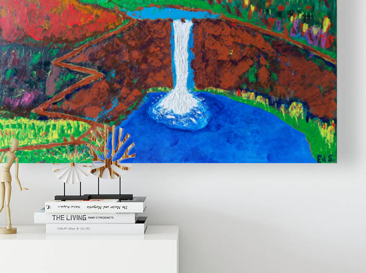 A-49WaterFall Reproduction