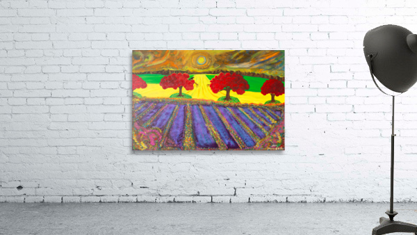 A-44Lavender Fields Wall Preview