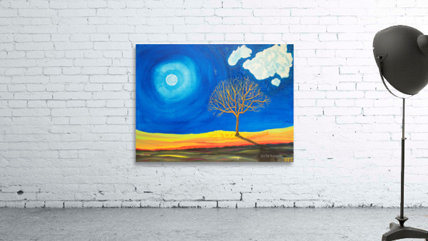 A-32 Cloud Tree Moon Wall Preview