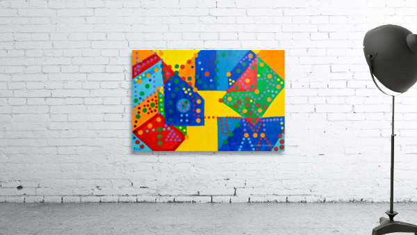 B-15 Dots and  Shapes Wall Preview
