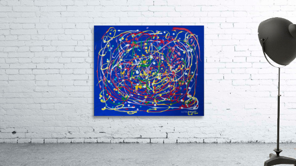 B-8Color squiggles Wall Preview