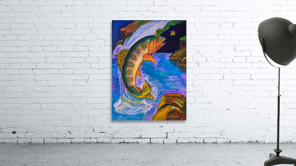  A-4Jumping Fish Wall Preview