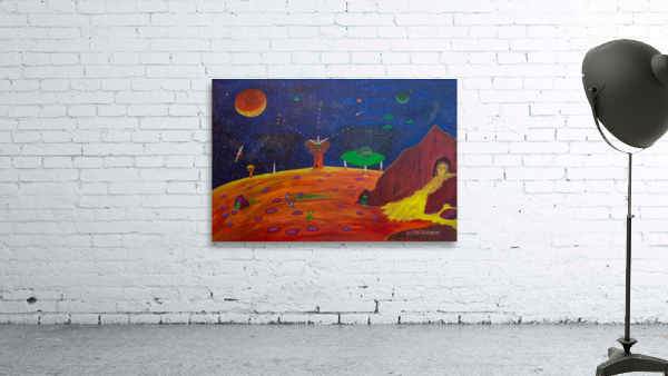B-2Mars Explorer Wall Preview