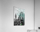 BW with Color Confetti SB Parade 2 x 3 Acrylic Print