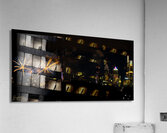 4th of July Philadelphia Blue and Gold 2x1  Acrylic Print