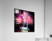 NYE 2023 Philadelphia Blue and Pink 1x1 Acrylic Print