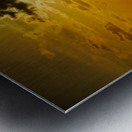 Key West Sunset Cruise Light Beams Metal print