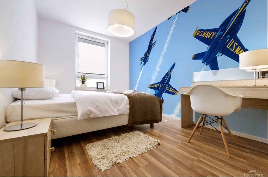 Split Six Mural print