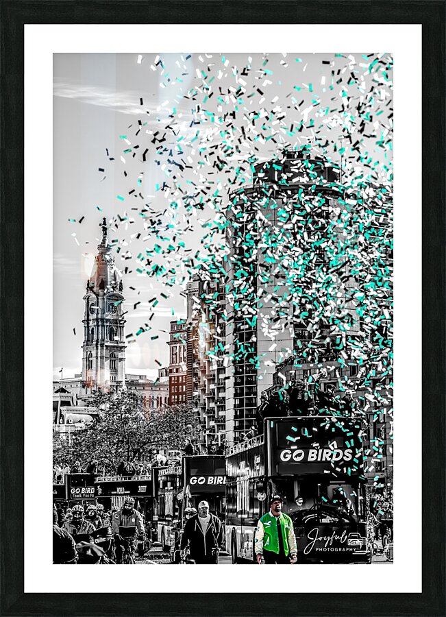 BW with Color Confetti SB Parade 2 x 3 Picture Frame print