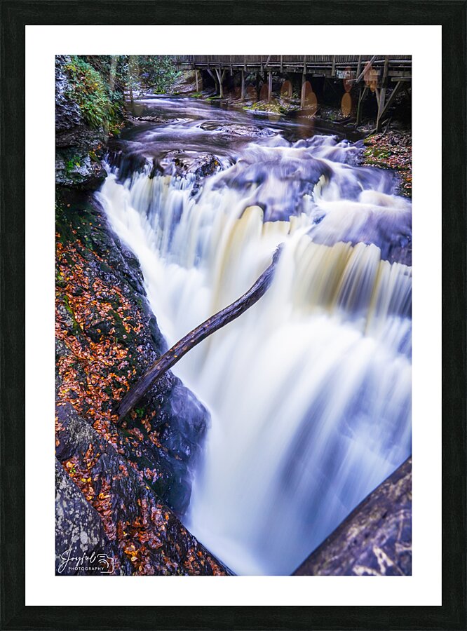 Narrow Falls Picture Frame print