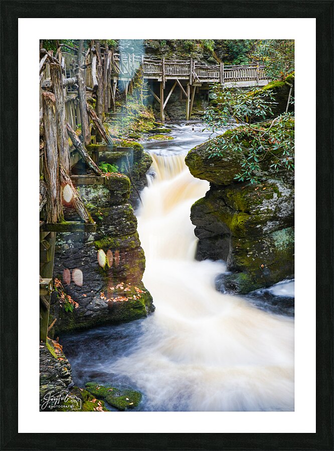 Rapids Picture Frame print