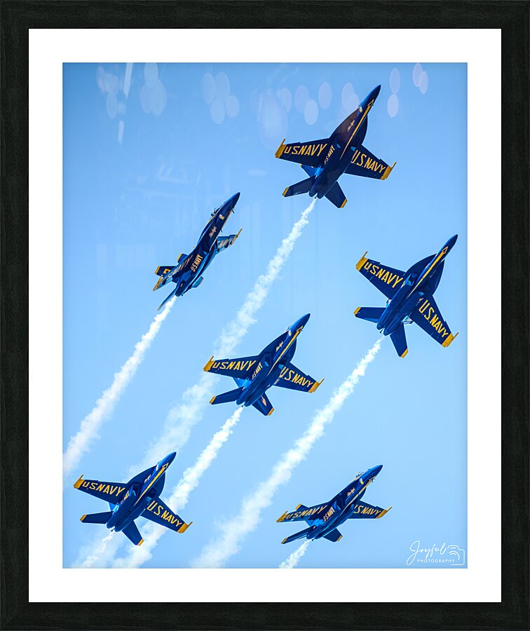 Split Six Picture Frame print