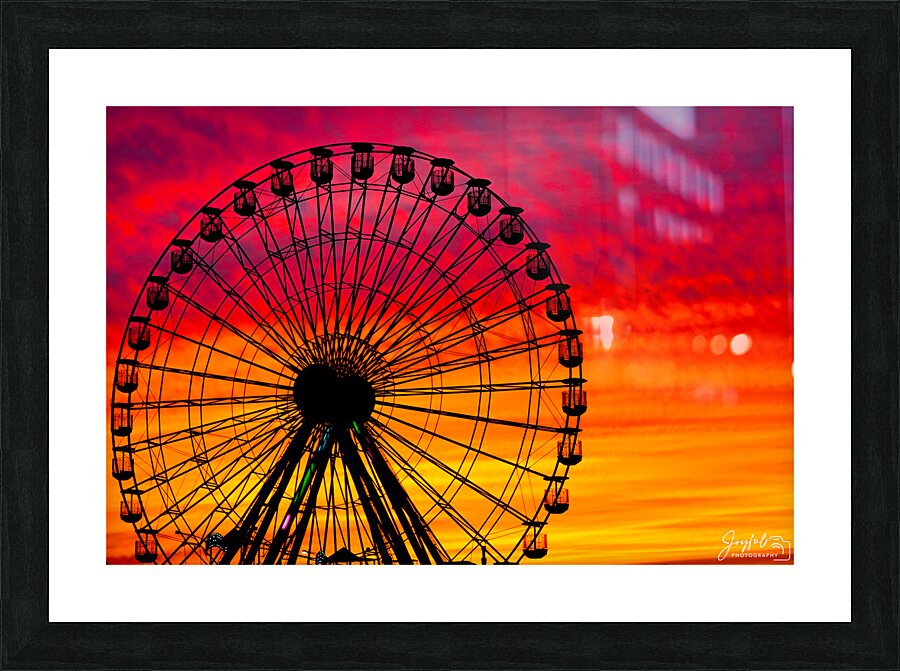 Ocean City Beyond Wonderland Color Explosion Picture Frame print