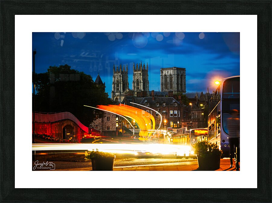 Minster at Night Picture Frame print