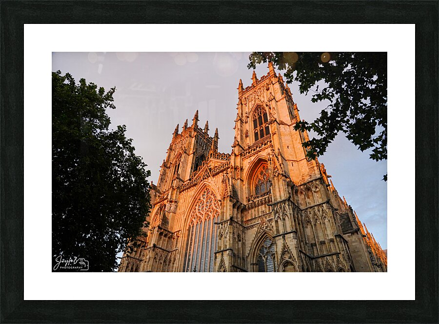 Front of the Minster  Picture Frame print