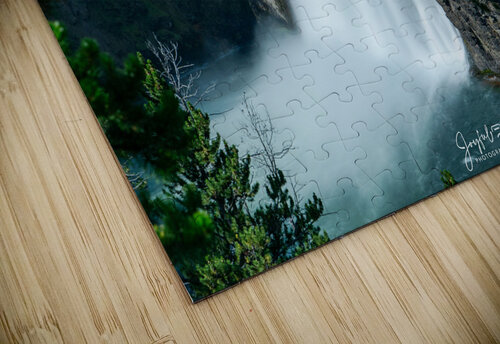 Yellowstone Upper Falls Smooth Joyful Photography puzzle