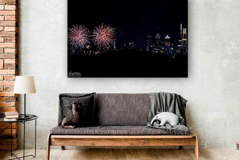 4th of July Philadelphia Red White and Blue 3x2 by Joyful Photography