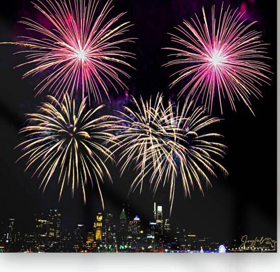 NYE 2023 Philadelphia Pink and White 1x1 by Joyful Photography