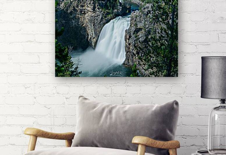 Yellowstone Upper Falls Smooth by Joyful Photography