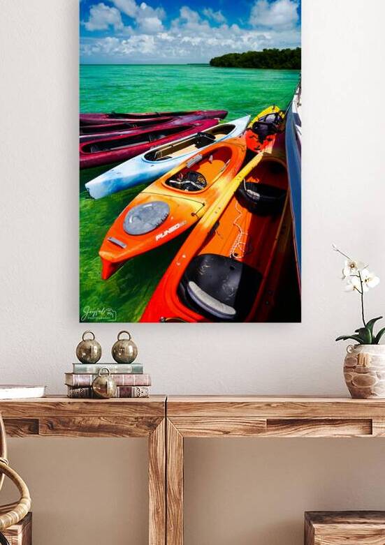 Key West Kayaks at the Mangrove Vertical by Joyful Photography