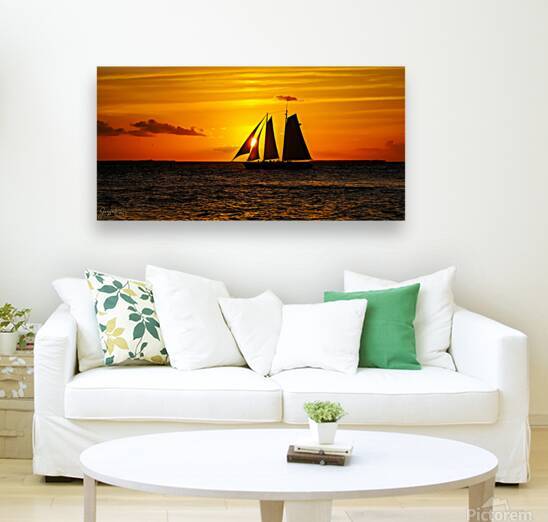Key West Sunset Cruise Sun and Sail Wide 2x1 by Joyful Photography