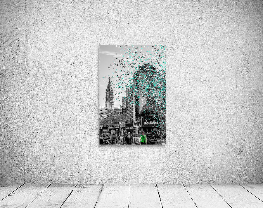 BW with Color Confetti SB Parade 2 x 3 Wall Preview