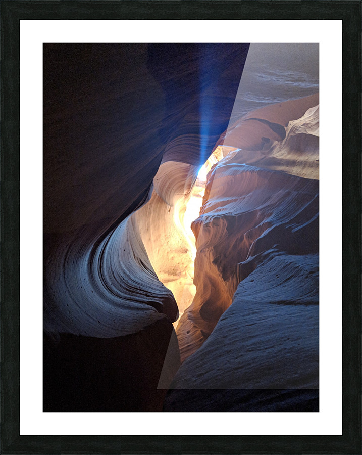 A Light in the Dark Picture Frame print