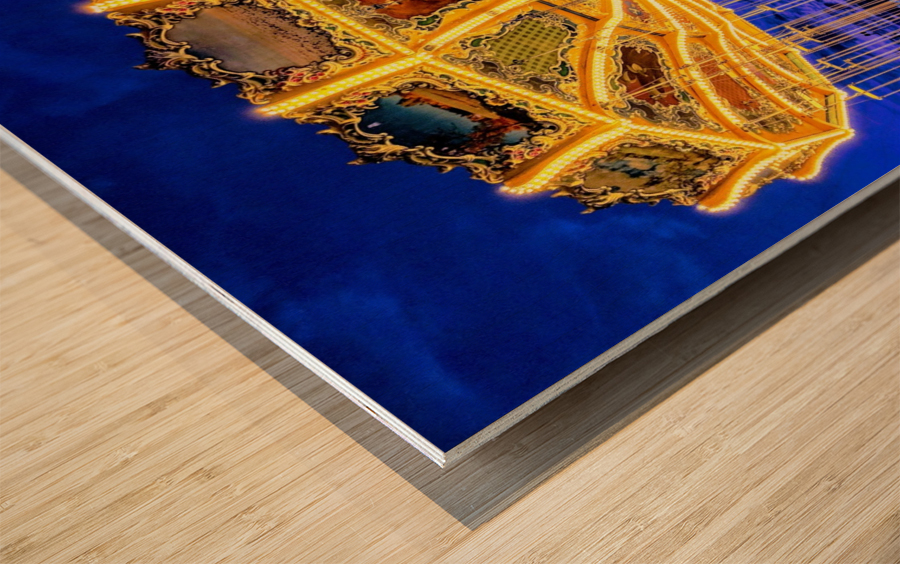 Carnival I Wood print