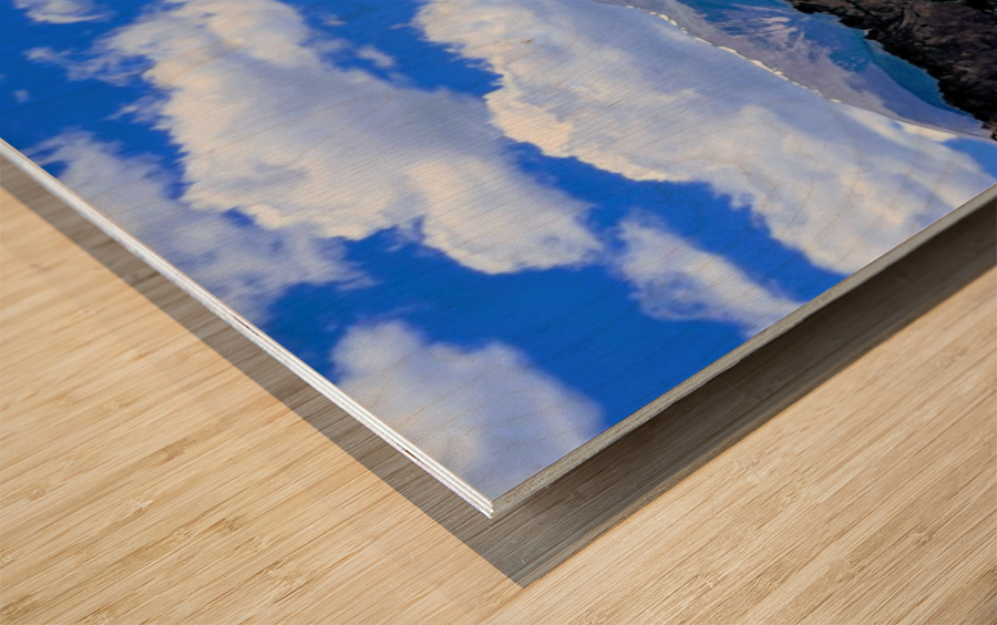 Blended Horizon Wood print