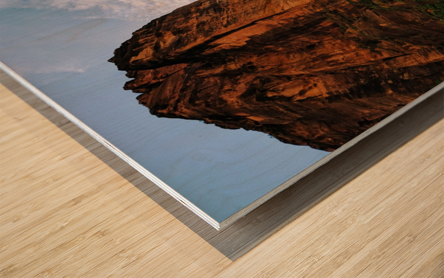 Zion Catching Rays Wood print