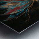 a stunning dark fantasy painting featuring a vibr Metal print