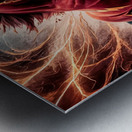 a mesmerizing portrait of the legendary superhero Metal print