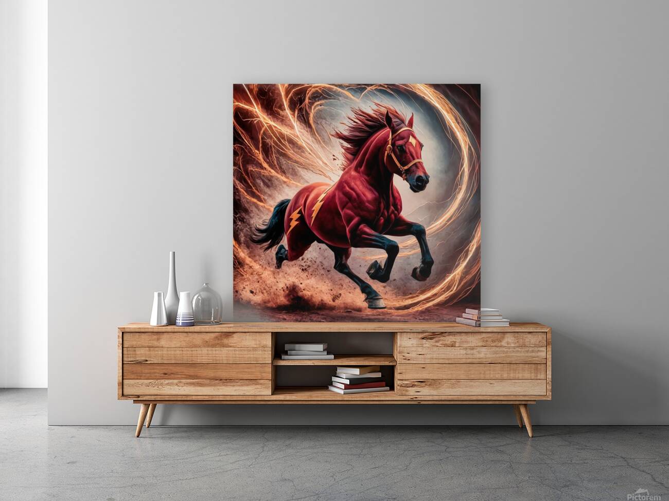 a mesmerizing portrait of the legendary superhero Reproduction