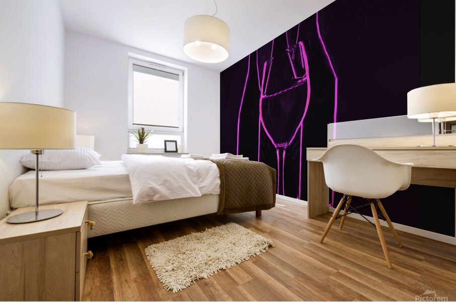 The Trio Plus One Mural print