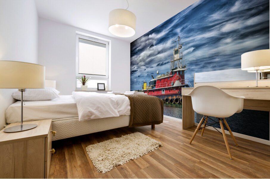 Red Beauty Mural print