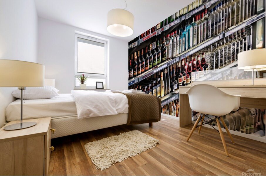 99 Bottles Mural print
