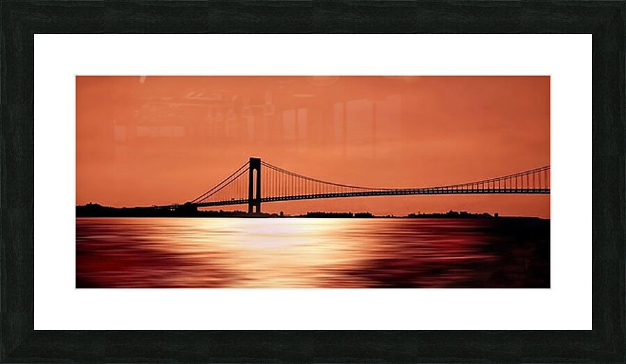 Verrazano Bridge Picture Frame print