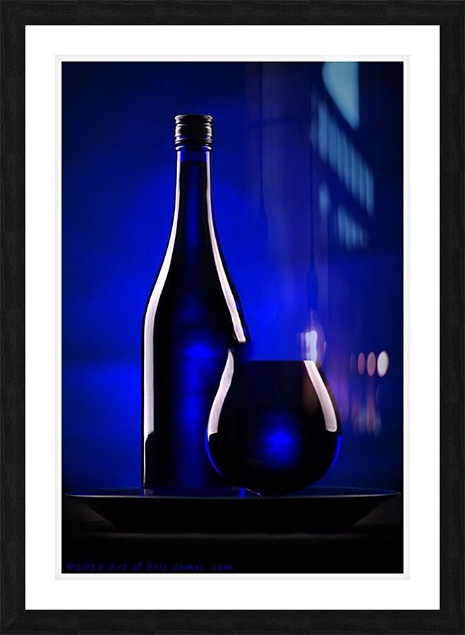 Blue Mood Picture Frame print