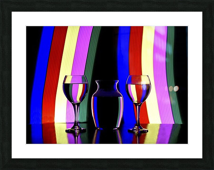Yipes Stripes Picture Frame print