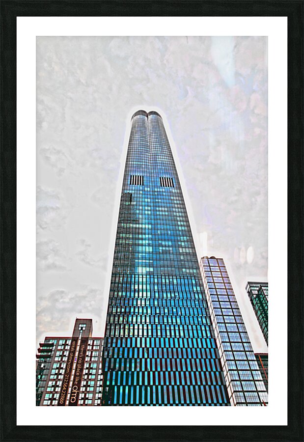 Vertigo Picture Frame print