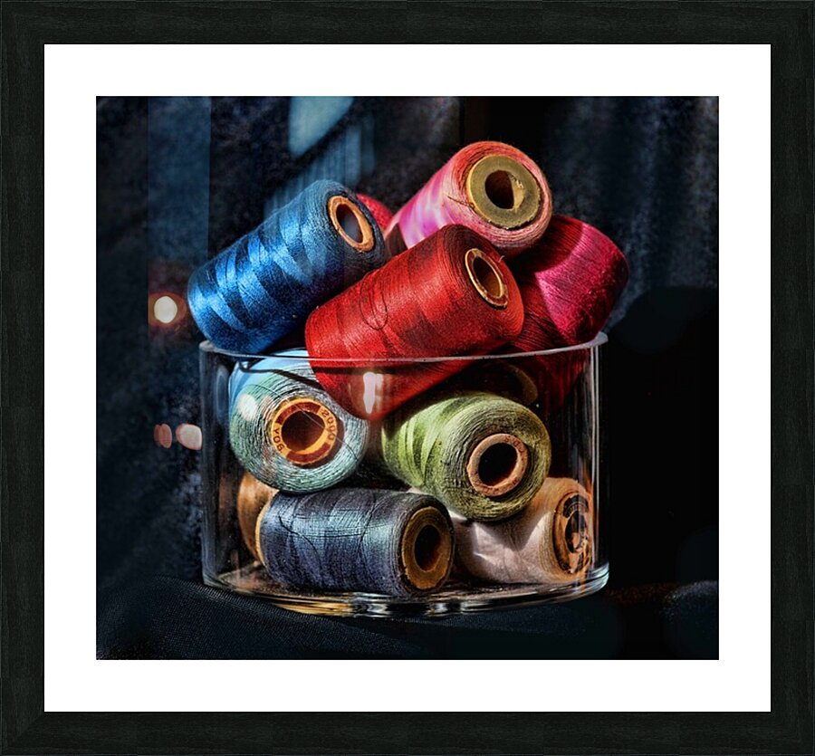 Sewing Day Picture Frame print
