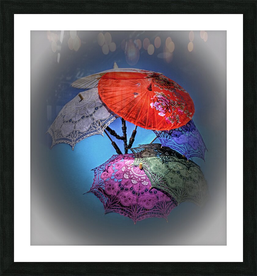 Let It Rain Picture Frame print