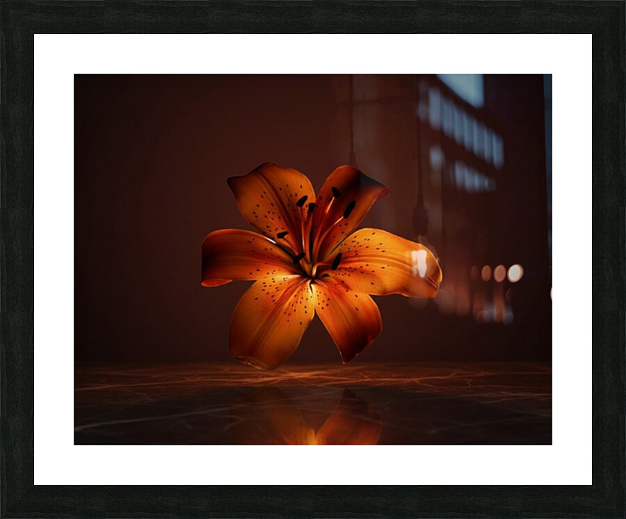 With Open Arms Picture Frame print