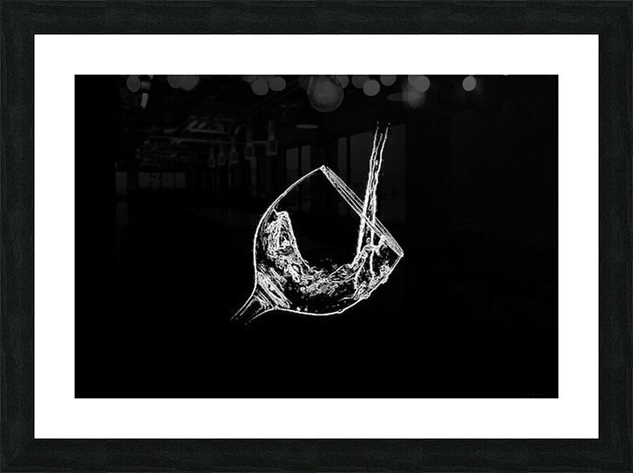 Keep Pouring Picture Frame print